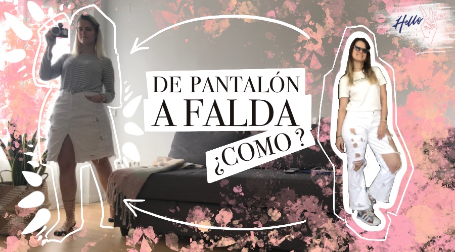 Como transformar un pantalón en una falda